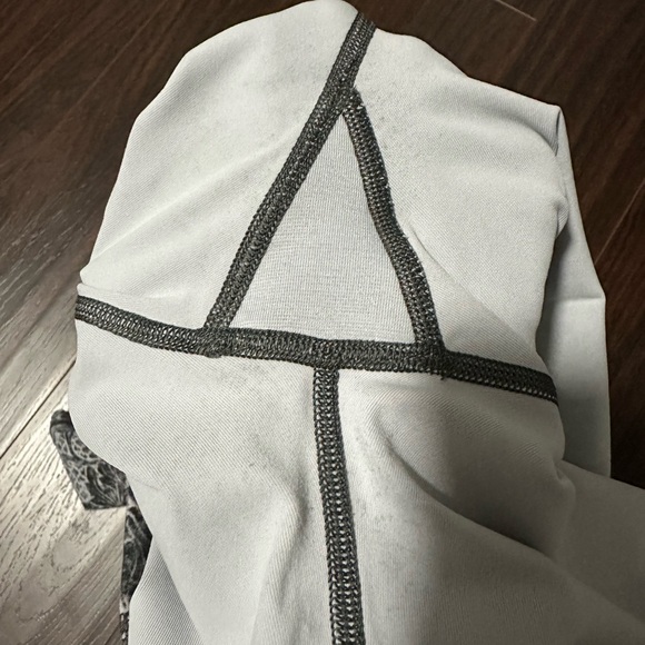 EUC Lululemon Wunder Under Crop HighRise Full On Luxtreme 21 Serigraph StarlighT - Picture 5 of 6